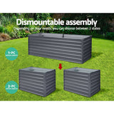 darrahopens Home & Garden > Garden Beds Greenfingers Garden Bed 240X80X77CM Galvanised Raised Steel Instant Planter 2N1