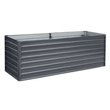 darrahopens Home & Garden > Garden Beds Greenfingers Garden Bed 240X80X77CM Galvanised Raised Steel Instant Planter 2N1
