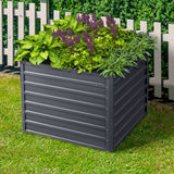 darrahopens Home & Garden > Garden Beds Greenfingers Garden Bed 2PCS 100X100X77CM Galvanised Steel Raised Planter
