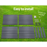 darrahopens Home & Garden > Garden Beds Greenfingers Garden Bed 2PCS 100X100X77CM Galvanised Steel Raised Planter