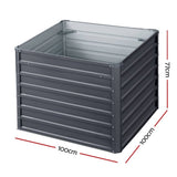 darrahopens Home & Garden > Garden Beds Greenfingers Garden Bed 2PCS 100X100X77CM Galvanised Steel Raised Planter