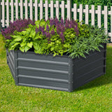 darrahopens Home & Garden > Garden Beds Greenfingers Garden Bed 2PCS 130X130X46CM Galvanised Steel Raised Planter