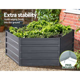 darrahopens Home & Garden > Garden Beds Greenfingers Garden Bed 2PCS 130X130X46CM Galvanised Steel Raised Planter