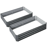 darrahopens Home & Garden > Garden Beds Greenfingers Garden Bed 2PCS 150X90X30CM Galvanised Steel Raised Planter