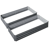 darrahopens Home & Garden > Garden Beds Greenfingers Garden Bed 2PCS 210X90X30cm  Galvanised Steel Raised Planter