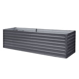 darrahopens Home & Garden > Garden Beds Greenfingers Garden Bed 320 x 80 x 77cm Galvanised Steel Raised Planter 2N1