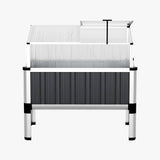 Darrahopens Home & Garden > Garden Beds Greenfingers Garden Bed Galvanised Steel Raised Planter Vegetable 80x49x74cm