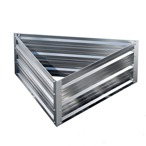 Darrahopens Home & Garden > Garden Beds Greenfingers Garden Bed Galvanised Steel Raised Planter Vegetable 86x86x30cm