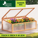Darrahopens Home & Garden > Garden Beds Greenfingers Garden Bed Raised Wooden Planter Box Vegetables 110x58x41.5cm