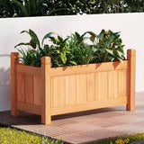 Darrahopens Home & Garden > Garden Beds Greenfingers Garden Bed Raised Wooden Planter Box Vegetables 60x30x33cm