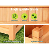 Darrahopens Home & Garden > Garden Beds Greenfingers Garden Bed Raised Wooden Planter Box Vegetables 60x30x33cm