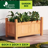 Darrahopens Home & Garden > Garden Beds Greenfingers Garden Bed Raised Wooden Planter Box Vegetables 60x30x33cm