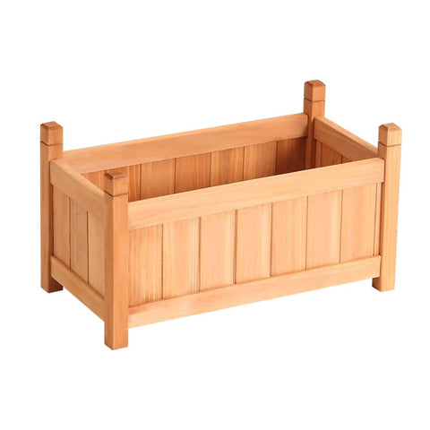 Darrahopens Home & Garden > Garden Beds Greenfingers Garden Bed Raised Wooden Planter Box Vegetables 60x30x33cm