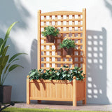 Darrahopens Home & Garden > Garden Beds Greenfingers Garden Bed Raised Wooden Planter Box Vegetables 64x35x115cm