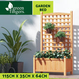 Darrahopens Home & Garden > Garden Beds Greenfingers Garden Bed Raised Wooden Planter Box Vegetables 64x35x115cm