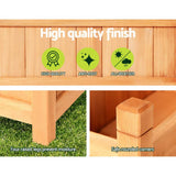 Darrahopens Home & Garden > Garden Beds Greenfingers Garden Bed Raised Wooden Planter Outdoor Box Vegetables 90x30x33cm