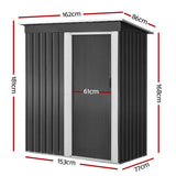 darrahopens Home & Garden > Garden Furniture Giantz Garden Shed 1.64x0.86M Outdoor Storage Sheds Tool Workshop