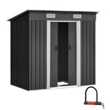darrahopens Home & Garden > Garden Furniture Giantz Garden Shed Outdoor Storage Sheds Tool Workshop 1.94x1.21M with Base