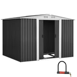 darrahopens Home & Garden > Garden Furniture Giantz Garden Shed Outdoor Storage Sheds Tool Workshop 2.58X2.07M with Base