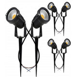 darrahopens Home & Garden > Garden Lights 10PCS 12V LED Waterproof Outdoor Garden Spotlights Landscape Light Flood Lights