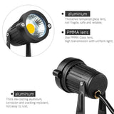 darrahopens Home & Garden > Garden Lights 10PCS 12V LED Waterproof Outdoor Garden Spotlights Landscape Light Flood Lights