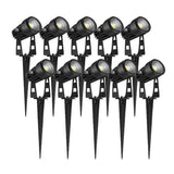 darrahopens Home & Garden > Garden Lights 10PCS 12V LED Waterproof Outdoor Garden Spotlights Landscape Light Flood Lights