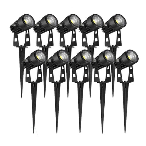 darrahopens Home & Garden > Garden Lights 10PCS 12V LED Waterproof Outdoor Garden Spotlights Landscape Light Flood Lights