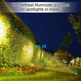Darrahopens Home & Garden > Garden Lights 3 x LED Spotlights Powered Solar Garden Lights Outdoor Waterproof (Warm White)