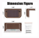 Darrahopens Home & Garden > Garden Lights 4 Pack SolarPower Deck Lights Outdoor Step Lights Waterproof LED lights