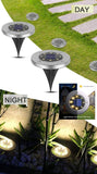 Darrahopens Home & Garden > Garden Lights 8 Pack LED Solar Pathway Lights Outdoor Solar Ground Lights (Warm White)