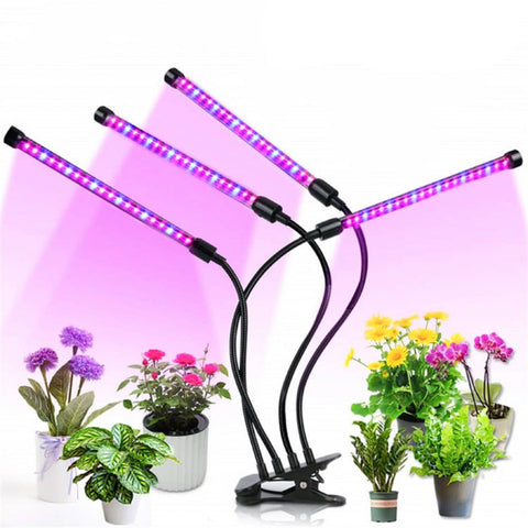 Darrahopens Home & Garden > Garden Lights NOVEDEN Plant Grow Light 4 Head Grow Lamp NE-PGL-100-JX