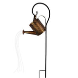Darrahopens Home & Garden > Garden Lights NOVEDEN Solar Garden Lights with Watering Can Light (Brown) NE-SWCL-100-XN
