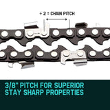 darrahopens Home & Garden > Garden Tools 2 X 18 Baumr-AG Chainsaw Chain 18in Bar Replacement Suits SX45 45CC Saws