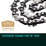 darrahopens Home & Garden > Garden Tools 2 X 18 Baumr-AG Chainsaw Chain 18in Bar Replacement Suits SX45 45CC Saws