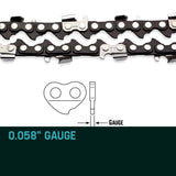 darrahopens Home & Garden > Garden Tools 20 Baumr-AG Chainsaw Chain 20in Bar Spare Part Replacement Suits 62CC 66CC Saws