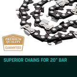 darrahopens Home & Garden > Garden Tools 20 Baumr-AG Chainsaw Chain 20in Bar Spare Part Replacement Suits 62CC 66CC Saws