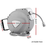 darrahopens Home & Garden > Garden Tools 20M Retractable Water Hose Reel Garden Storage AutoRewind Spray Gun