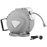 darrahopens Home & Garden > Garden Tools 20M Retractable Water Hose Reel Garden Storage AutoRewind Spray Gun