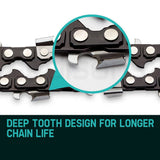 darrahopens Home & Garden > Garden Tools 24 Baumr-AG Chainsaw Chain 24in Bar Replacement Suits 72CC 76CC 82CC Saws