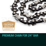 darrahopens Home & Garden > Garden Tools 24 Baumr-AG Chainsaw Chain 24in Bar Replacement Suits 72CC 76CC 82CC Saws
