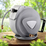 darrahopens Home & Garden > Garden Tools 30M Retractable Hose Reel Garden Water Brass Auto Rewind Spray Gun