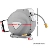 darrahopens Home & Garden > Garden Tools 30M Retractable Hose Reel Garden Water Brass Auto Rewind Spray Gun