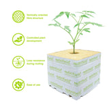 Darrahopens Home & Garden > Garden Tools 40x40x40mm Stonewool 15pk - Planting Propagation Growing Assist Block Nutrifield