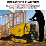 Darrahopens Home & Garden > Garden Tools BAUMR-AG 10HP Wheelbarrow Dumper Motorised Ride On Wheel Borrow, 306CC Petrol Engine 500kg Capacity