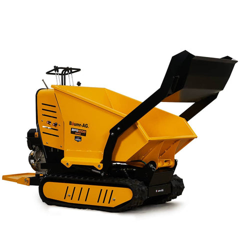 Darrahopens Home & Garden > Garden Tools BAUMR-AG 10HP Wheelbarrow Dumper Motorised Ride On Wheel Borrow, 306CC Petrol Engine 500kg Capacity