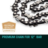 Darrahopens Home & Garden > Garden Tools BAUMR-AG 12" Bar Replacement Spare Chainsaw Chain 3/8 .050 Gauge DL 44