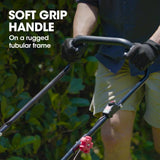 Darrahopens Home & Garden > Garden Tools Baumr-AG 139cc Lawn Mower 4-Stroke 16 Inch Petrol Lawnmower Hand Push Engine 35L Catcher