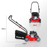 Darrahopens Home & Garden > Garden Tools Baumr-AG 139cc Lawn Mower 4-Stroke 16 Inch Petrol Lawnmower Hand Push Engine 35L Catcher