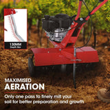 Darrahopens Home & Garden > Garden Tools Baumr-AG 150CC Garden Tiller Cultivator Petrol Rototiller 4-Stroke Soil Power Rotary Hoe