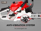 darrahopens Home & Garden > Garden Tools Baumr-AG 38CC Petrol Commercial Chainsaw 16 Bar E-Start 3.2 HP Chain Saw